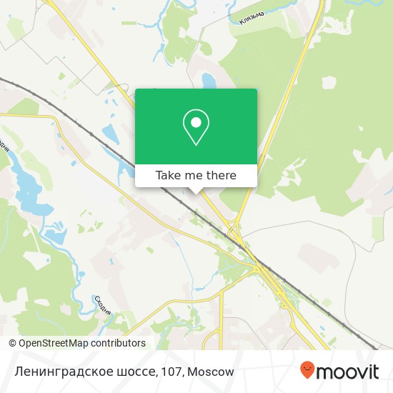 Ленинградское шоссе, 107 map