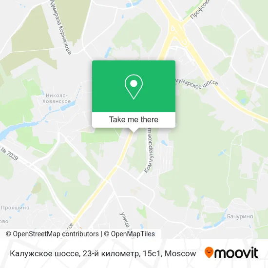 Калужское шоссе, 23-й километр, 15с1 map