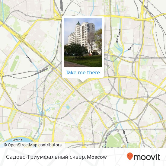 Садово-Триумфальный сквер map