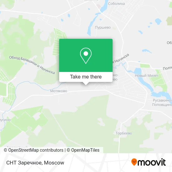 СНТ Заречное map