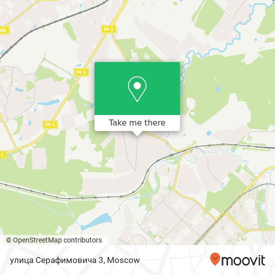 улица Серафимовича 3 map
