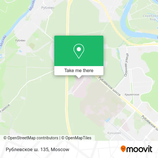 Рублевское ш. 135 map