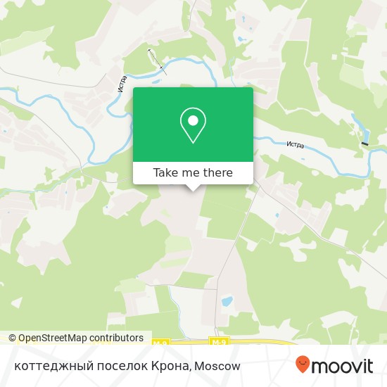 коттеджный поселок Крона map