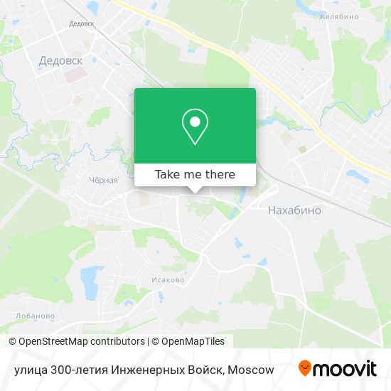 улица 300-летия Инженерных Войск map