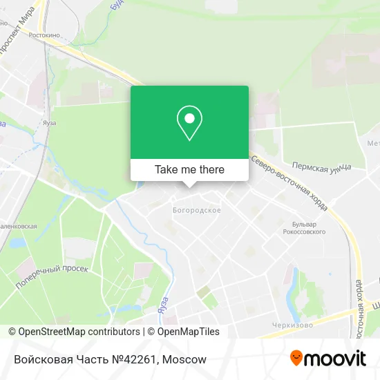 Войсковая Часть №42261 map