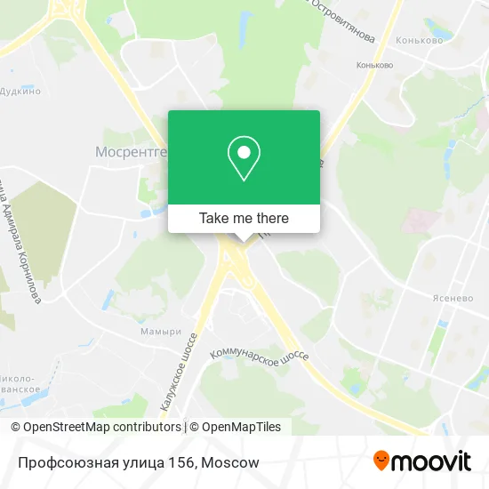 Профсоюзная улица 156 map