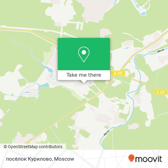 посёлок Курилово map
