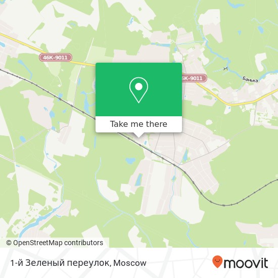 1-й Зеленый переулок map