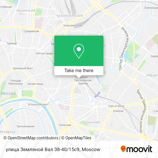 улица Земляной Вал 38-40/15с9 map