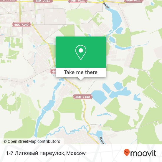 1-й Липовый переулок map