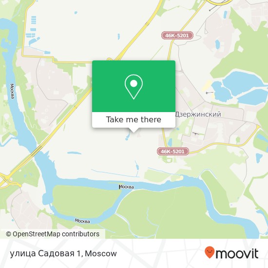 улица Садовая 1 map