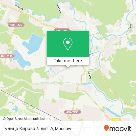 улица Кирова 6, лит. А map