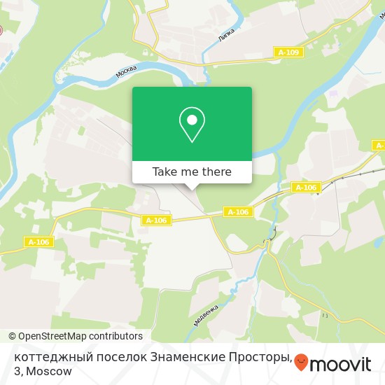 коттеджный поселок Знаменские Просторы, 3 map