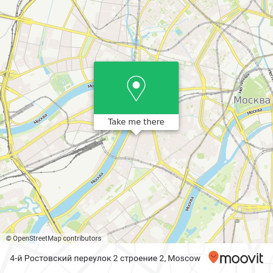 4-й Ростовский переулок 2 строение 2 map