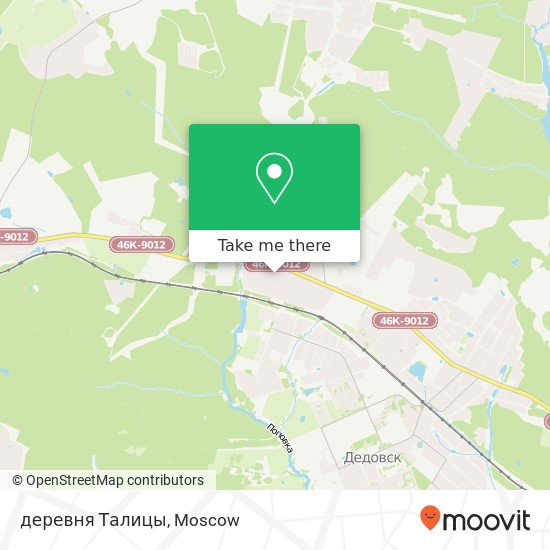 деревня Талицы map