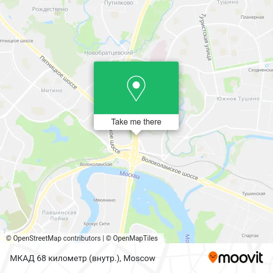 МКАД 68 километр (внутр.) map