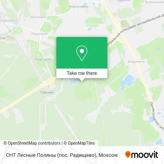 СНТ Лесные Поляны (пос. Радищево) map