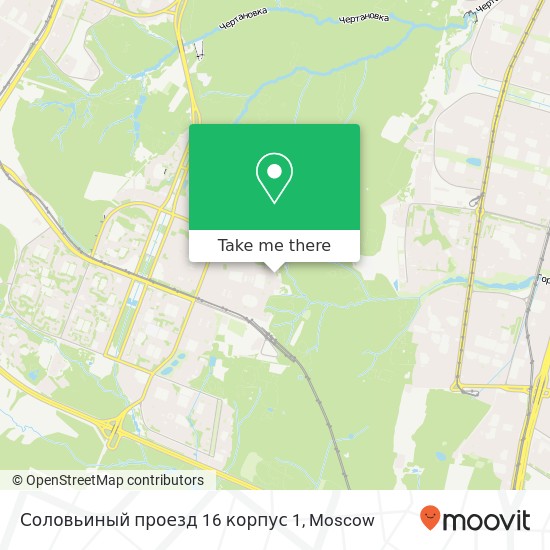 Соловьиный проезд 16 корпус 1 map