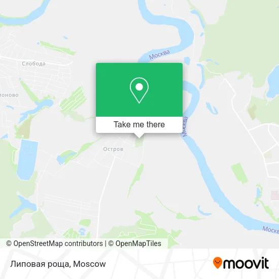 Липовая роща map