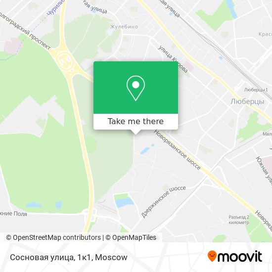 Сосновая улица, 1к1 map