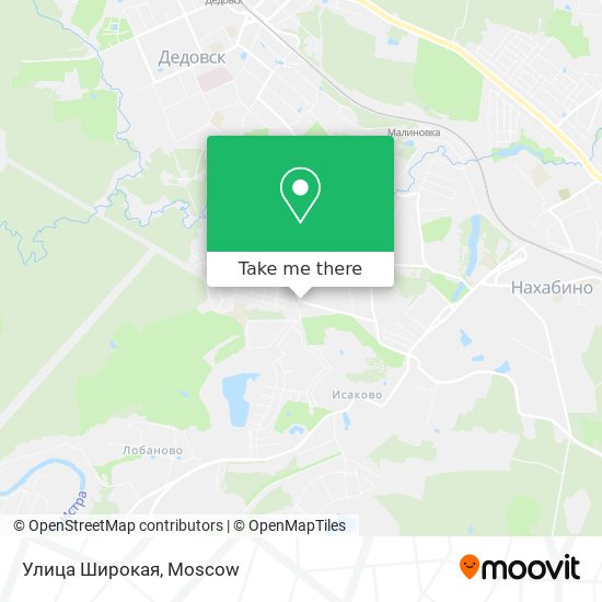 Улица Широкая map