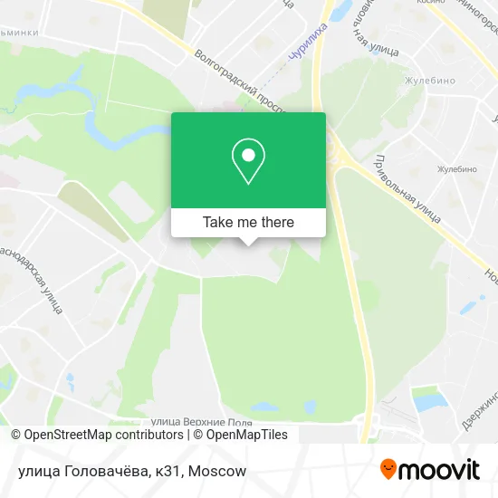улица Головачёва, к31 map