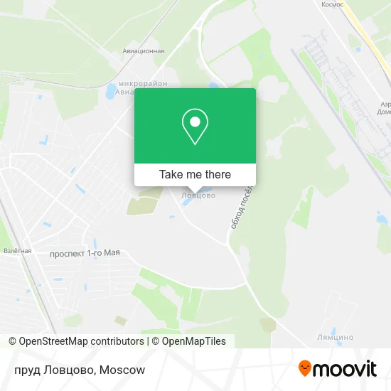 пруд Ловцово map