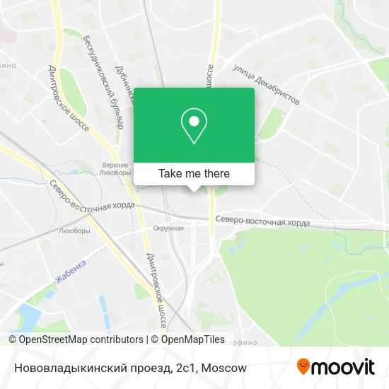 Нововладыкинский проезд, 2с1 map