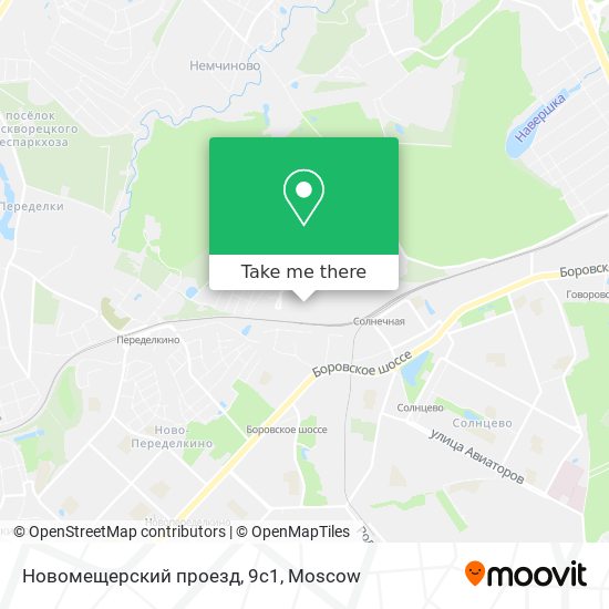 Новомещерский проезд, 9с1 map