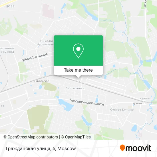 Гражданская улица, 5 map