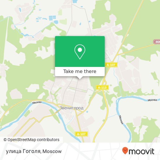 улица Гоголя map