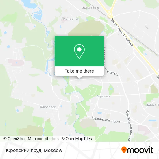 Юровский пруд map