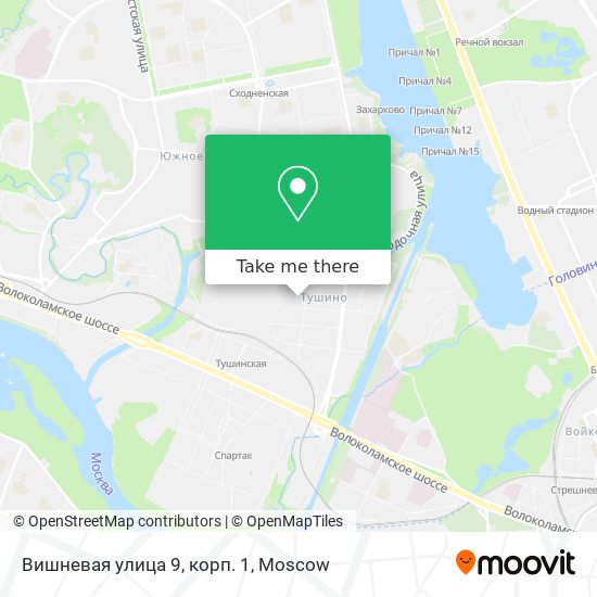Вишневая улица 9, корп. 1 map