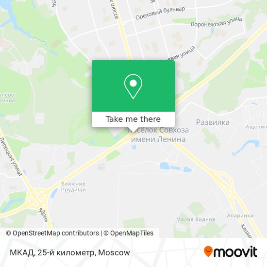 МКАД, 25-й километр map