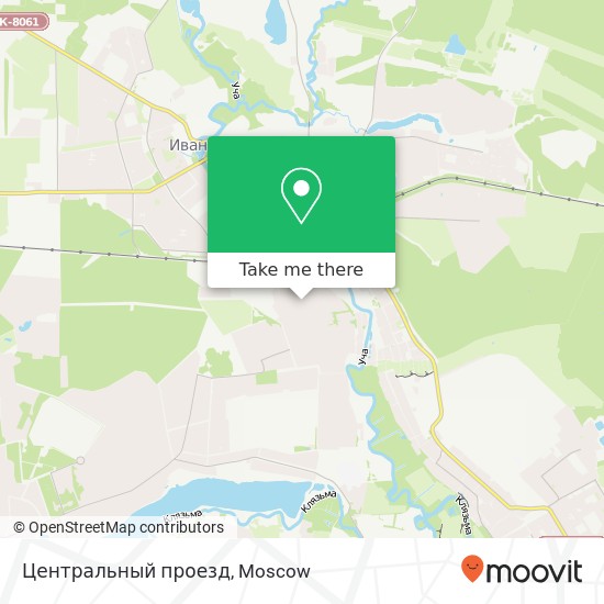 Центральный проезд map