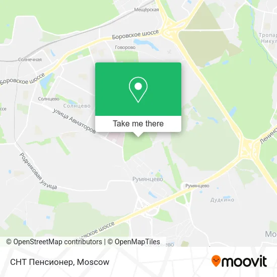 СНТ Пенсионер map