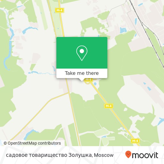 садовое товарищество Золушка map