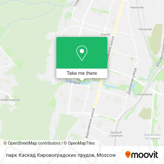 парк Каскад Кировоградских прудов map