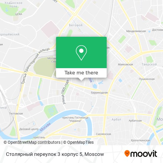Столярный переулок 3 корпус 5 map