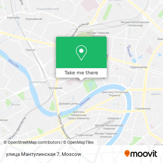 улица Мантулинская 7 map