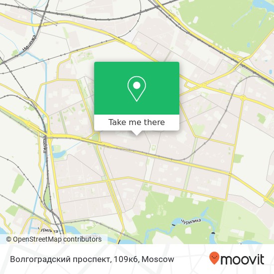 Волгоградский проспект, 109к6 map