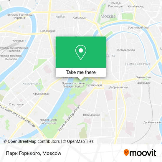 Парк Горького map