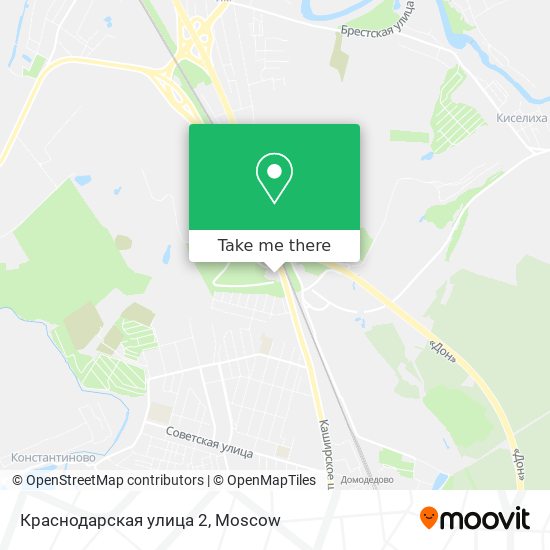Краснодарская улица 2 map