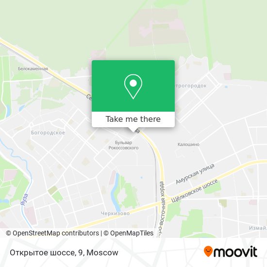 Открытое шоссе, 9 map
