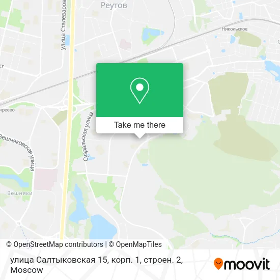 улица Салтыковская 15, корп. 1, строен. 2 map