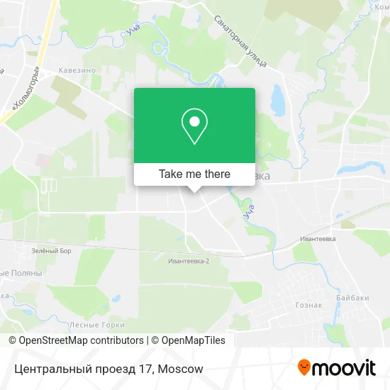 Центральный проезд 17 map