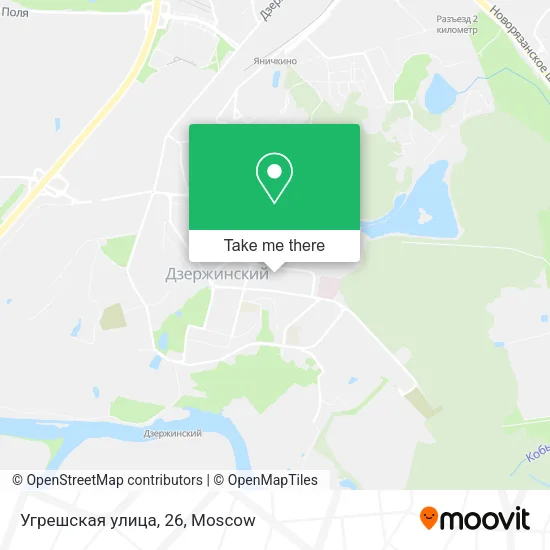 Угрешская улица, 26 map