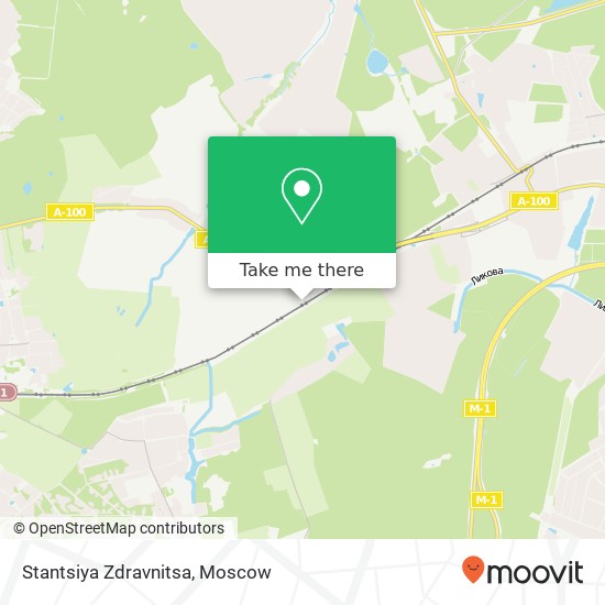 Stantsiya Zdravnitsa map