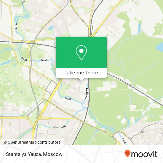 Stantsiya Yauza map