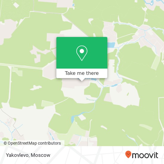 Yakovlevo map
